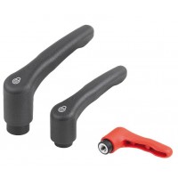 KIPP K1553內螺紋可調節手柄塑料安全功能防止打開