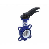 END-Armaturen 蝶閥，采用晶圓和凸耳設計，不銹鋼，鑄鐵或鋁制閥體