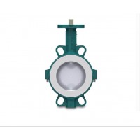 InterApp蝶閥BiancaDN32適用于腐蝕性流體和高純度應(yīng)用PTFE 內(nèi)襯