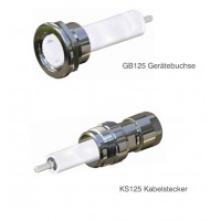 德國GES原裝100系列KS125單極高壓連接器適用于高壓、大電流場景
